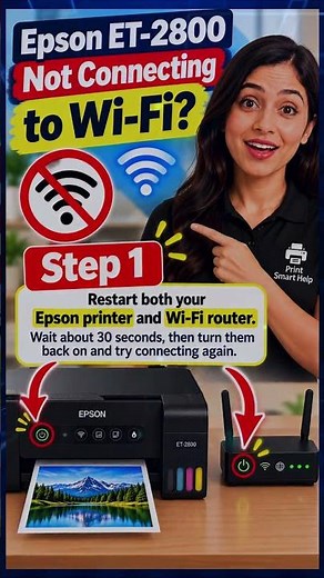 Epson ET-2800 Not Connecting to Wi-Fi? 4 Quick Fixes!