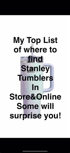 I have put together a few of my previous posts showing where you can find Stanley’s both in store and online. Comment any others you know and Follow me for news, updates & reminders! @Stanley 1913 @target @magnolia @DICKS Sporting Goods @SCHEELS @Urban Outfitters @Whole Foods Market #stanley1913 #stanleytumbler #target #tumblersoftiktok #targetstanleycup #wholefoods #dicks_sportinggoods #dsg #urbanoutfitters #williamssonoma #acehardware #lowes #newstanleycup #watertok #targetfavorites #stanleyqu