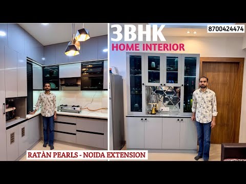 Ratan Pearl Interior Design Noida Extension I Ratan pearl 3bhk + Servent