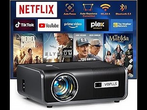 VOPLLS Smart Projector Review 2025 | Native 1080p with Built-in Apps