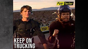 16K views · 57 reactions | Contestants must jump from one moving SEMI-TRUCK to make it to the next stage of the competition. See who overcomes their fear in this clip from Season 1 Episode 3. | Fear Factor | Facebook