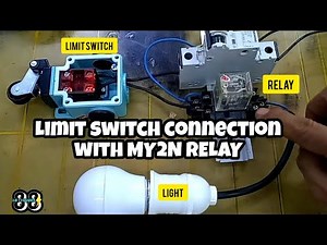Limit Switch Connection with Relay MY2N | Relay Wiring Diagram