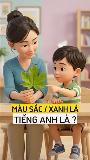 Học từ vựng màu sắc tiếng Anh dễ nhớ Red, blue, yellow, green, black, white
