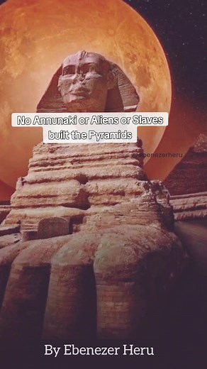 The pyramids were not built by Aliens, Annunaki or slave labour. Africans built everything #fyp #annunaki #aliens #kemet #blackhistorymonth