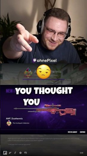 OhnePixel Snags 'Sexy' AWP Exothermic Pattern!
