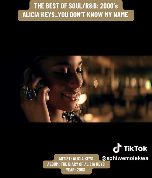 Alicia Keys - You Don't Know My Name: 2003 R&B Classic
