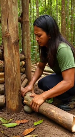 Half-Built Structure → Complete Jungle Shelter 🏕 Full Transformation