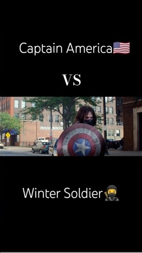Captain America 🇺🇸 🆚 Winter Soldier 🥷Epic fight scene edit 🔥#edit #captainamerica #marvel