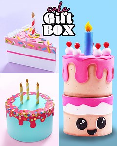 4 Easy Paper Cake Box | Cake Gift Box | Gift Ideas #diy #diyvideos #diycrafts #diytutorial #easydiy #artandcraft #papercraft #cake #cakebox #giftbox #birthdaygift #birthdaygiftbox #craftideas #crafting #crafts #handmade #howto #tutorial | D.I.Yay