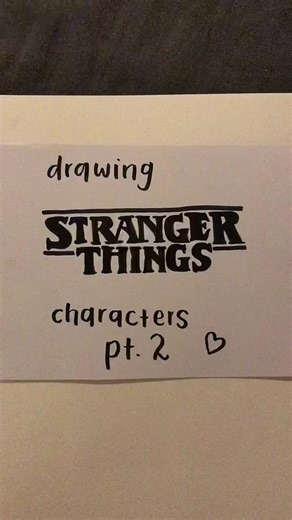 Drawing Stranger Things characters pt.2✏️ #strangerthings #strangerthings4 #drawing #strangerthingsseason4 #strangerthingscast
