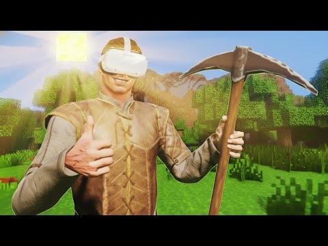 Surviving 100 Days In Hyper Realistic Minecraft Vr