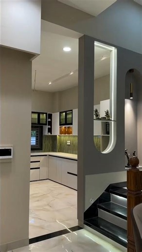 This Open Kitchen Setup Looks So Premium 😍✨