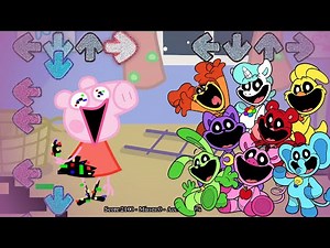 FNF Smiling Critters ALL PHASES vs Pibbified Peppa Pig Sings Discovery Glitch - Friday Night Funkin'