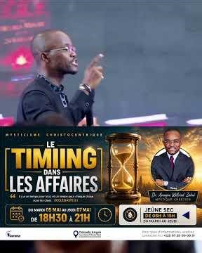 TIMING IN BUSINESS. | PASTOR WILFRIED ZAHUI