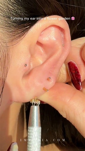 Turning My Ear into a Flower Garden 🌸