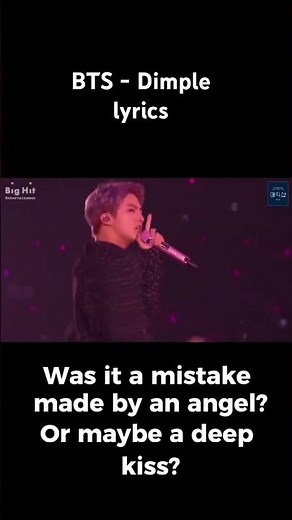 Bts - dimple english lyrics #bts #songs #lyrics