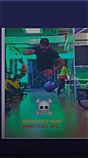 Rohit Sharma doing push-ups 🥵#ipl #cricket #viral