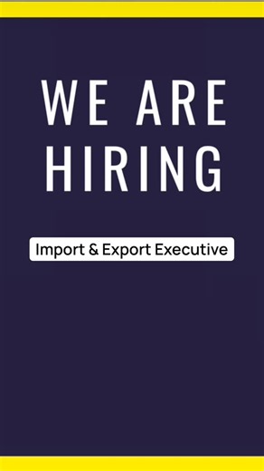Job Title: Import & Export Executive Company: Shirina Food Trading...