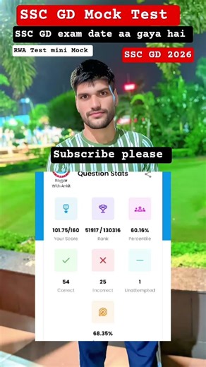SSC GD Mock Test Score Low? 📉 Naveen Sir Guidance #rwa #sscgd #sscgdexam #rojgarwithdhruv