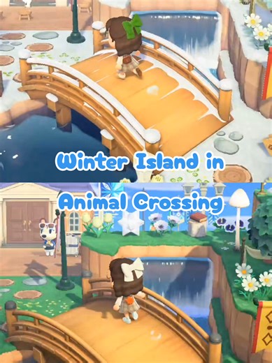 Exploring Winter Island in Animal Crossing