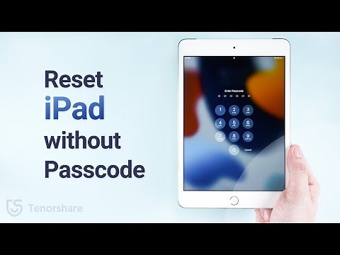 How to Reset iPad without Passcode | Tenorshare 4uKey