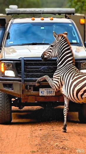 Animal Save Human #zebra