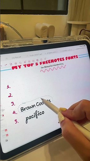 5 Handwriting Fonts You Need in FreeNotes ✍️✨