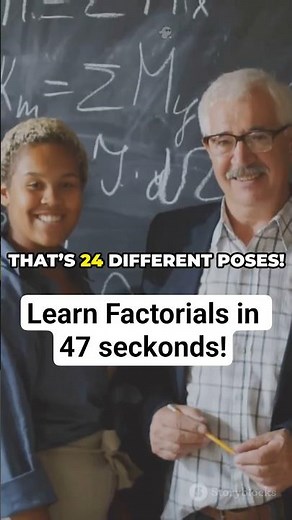 ❗Factorials Made Easy — Grade 12 Math in less than 60 Seconds!