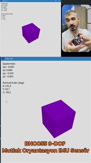 ESP32 + BNO055 ile Wi-Fi Üzerinden Gerçek 3D Hareket! (Sahte Sensörlere Dikkat!)