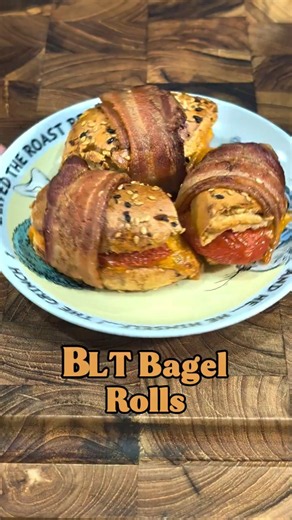 Bacon-wrapped BLT bites! #shorts #foodie