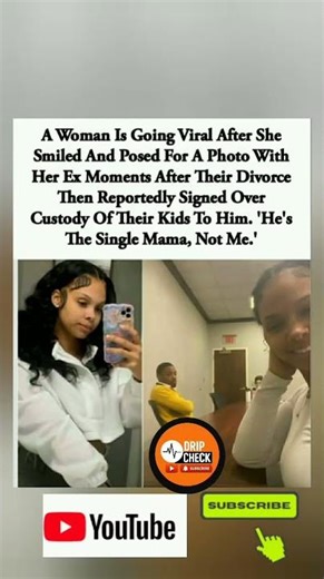 👑💅WOMAN POSES WITH EX HUSBAND RIGHT AFTER DIVORCE—Signs Then Drops The Line Of The Year.#shorts#fyp"