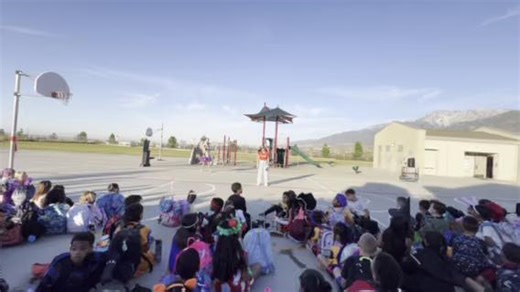 Falcon Ridge Staff Brought the Energy! A huge shoutout to the incredible Falcon Ridge Elementary staff for today’s flash mob performance! Your enthusiasm, teamwork, and school spirit lit up the day and reminded everyone what makes Falcon Ridge such a special place to learn and lead. | Etiwanda School District