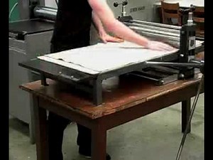 Intaglio process explained in conjunction with Chuck Close Prints exhibition at the Frist Center