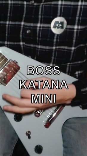 This is still my favourite practice amp, gets daily use! #boss #katana #mini #guitaramp #practiceamp