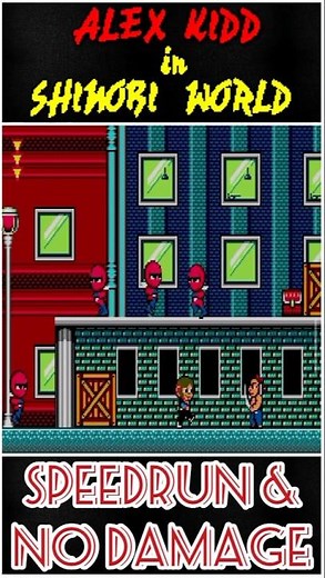 ALEX KIDD IN SHINOBI WORLD - LEVEL 1 (SPEEDRUN & NO DAMAGE)