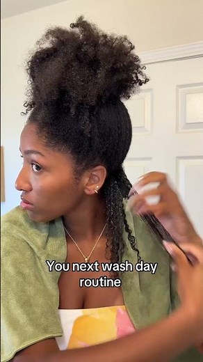 Wash and Go Routine 4B Hair