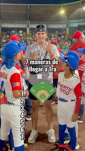 7 ways to reach first base #baseball #mlblb #baseball #baseballplayer #mlb #majorleaguebaseball