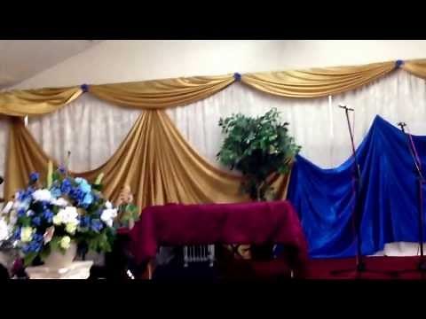 Church Decor - Full wall draping