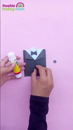 Homemade Father’s Day Card: Tuxedo Father’s Day Card