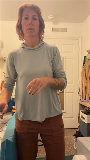 Let me know what you think about this design! I got the material from a thrift store… so cool, right?? | Misha Fuller