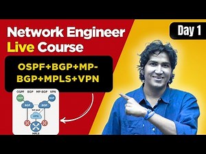 Day 1 of OSPF+BGP+MP-BGP+MPLS+VPN Live Course #ospf #bgp #vpn #mpls