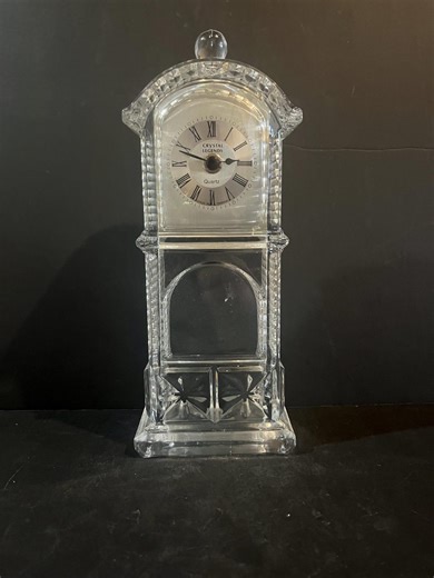 Crystal Legends Mantel Clock – Grandfather Style Table Clock – Roman Numeral Quartz Décor - Etsy
