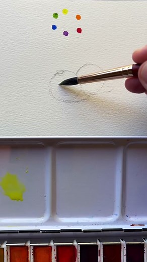 Color Wheel Watercolor Painting Tutorial