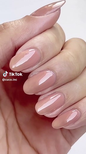 Peach Sheer Nail Polish for a Soft Look