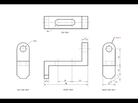 AUTOCAD TUTORIAL EXCERCISE 14