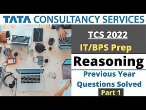 TCS IT & BPS Previous year Questions | Logical Reasoning Ability | Fully Solved | Smart Hiring 2023