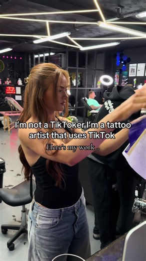 Just a tattoo artist using social media to her advantage #womenownedbusiness #tattooideas #tattooartistnearme #fypp #ownbussines