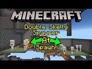 This Seed Has A Double Skelly Spawner At Spawn! MCPE,PS4,Xbox,Windows10,Nintendo Switch
