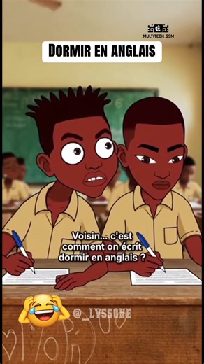 Dormir en anglais #kara #comediakabye #rirekabye😁🤣🤣 #Anime #rire😂