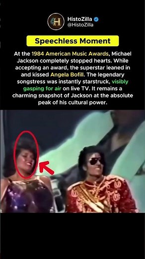 Michael Jackson’s Kiss Left Her Speechless 😳 #history #historicalfacts